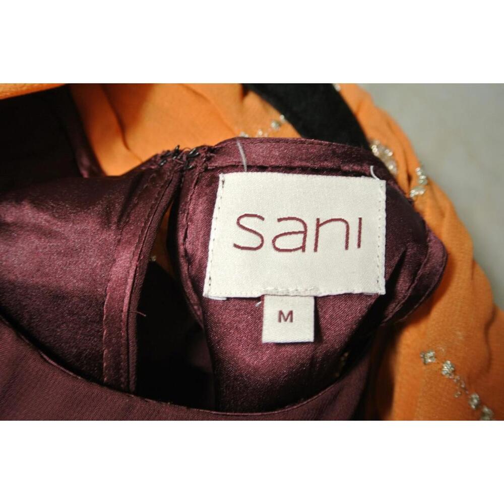 Sani Anjali Metallic Embroidered Nila Anarkali with Dupatta Size M #MD564 - Picture 10 of 12